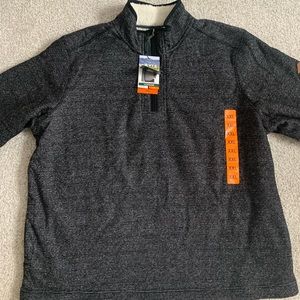 NWT Orvis Sherpa lined quarter zip